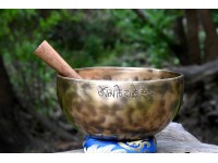 6-Inch Diameter Full Moon Singing Bowl – Handmade in Nepal