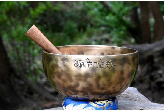 6-Inch Diameter Full Moon Singing Bowl – Handmade in Nepal