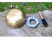 6-Inch Diameter Full Moon Singing Bowl – Handmade in Nepal