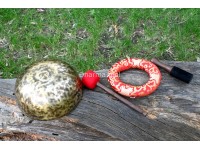 11-Inch Diameter Full Moon Singing Bowl – Hand-Hammered Tibetan Sound Healing Bowl from Nepal