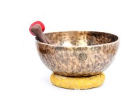12-Inch Diameter Full Moon Singing Bowl – Large Hand-Hammered Head Therapy Bowl from Nepal