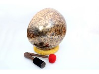 12-Inch Diameter Full Moon Singing Bowl – Large Hand-Hammered Head Therapy Bowl from Nepal