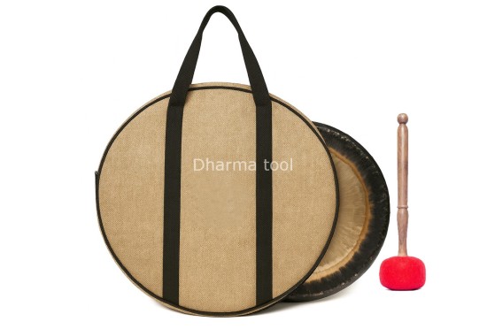 Cotton Canvas Gong Carry Bag – With Mallet Holding Strap