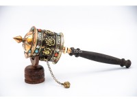 Eight Auspicious Symbol Tibetan Prayer Wheel
