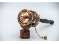 Eight Auspicious Symbol Tibetan Prayer Wheel