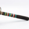 12 Inch Mantra Prayer Wheel with Stone Inlay