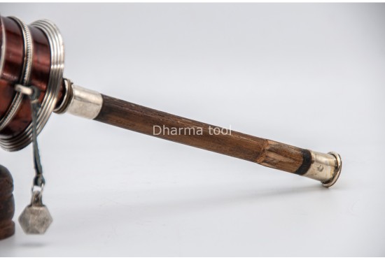 11 Inch Tibetan Mantra Prayer Wheel Handmade in Nepal
