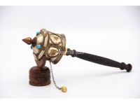 11 Inch Tibetan Mantra Prayer Wheel Handmade in Nepal