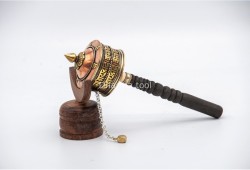 8 Inch Handheld Tibetan Mantra Prayer Wheel