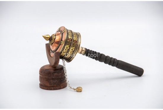 8 Inch Handheld Tibetan Mantra Prayer Wheel