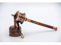 8 Inch Handheld Tibetan Prayer Wheel Handmade in Nepal