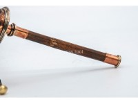 8 Inch Handheld Tibetan Prayer Wheel Handmade in Nepal