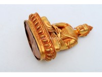 Amitabha Buddha Statue – Gold Gilded & Hand-Carved