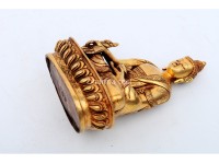 Medicine Buddha Statue – Gold Gilded & Hand-Carved