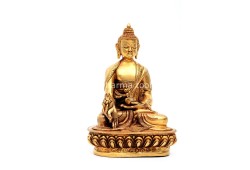 Medicine Buddha Statue – Gold Gilded & Hand-Carved