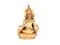 Vajrasattva Statue – Gold Gilded & Hand-Carved