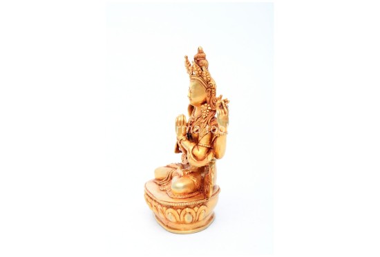 Chenrezig Buddha Statue – Gold Gilded & Hand-Carved