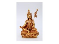 Padmasambhava (Guru Rinpoche) Statue – Gold Gilded & Handcrafted