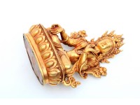 White Tara Buddha Statue – Gold Gilded & Handcrafted