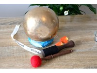 8-Inch Diameter Tibetan Singing Bowl – Handmade in Nepal