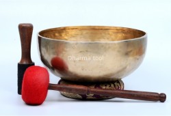 10-Inch Diameter Tibetan Singing Bowl – Traditional Seven-Metal Sound Bowl