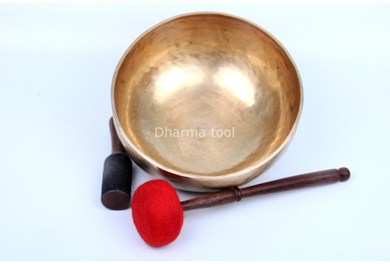 10-Inch Diameter Tibetan Singing Bowl – Traditional Seven-Metal Sound Bowl