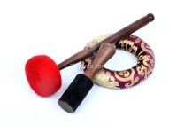 10-Inch Diameter Tibetan Singing Bowl – Traditional Seven-Metal Sound Bowl