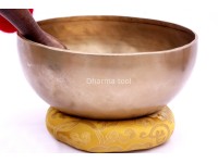 9-Inch Diameter Tibetan Singing Bowl – Deep Resonant Meditation Bowl