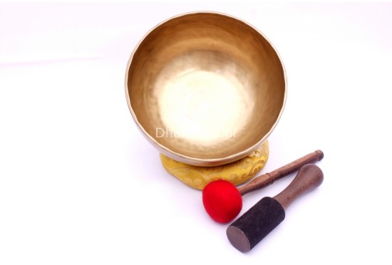 9-Inch Diameter Tibetan Singing Bowl – Deep Resonant Meditation Bowl