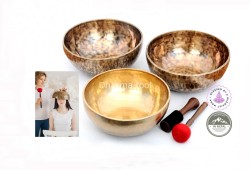 Master Healing Himalayan Singing Bowl – Head Therapy Bowl (Selectable Size & Finish)