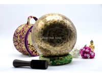 10 Inches Diameter Jhumka Full Moon Singing Bowl – Thick-Walled Bowl for Powerful Healing Sound