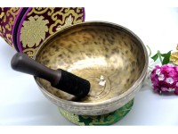 10 Inches Diameter Jhumka Full Moon Singing Bowl – Thick-Walled Bowl for Powerful Healing Sound