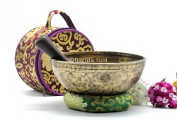 10 Inches Diameter Jhumka Full Moon Singing Bowl – Thick-Walled Bowl for Powerful Healing Sound