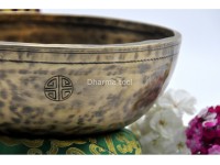 10 Inches Diameter Jhumka Full Moon Singing Bowl – Thick-Walled Bowl for Powerful Healing Sound