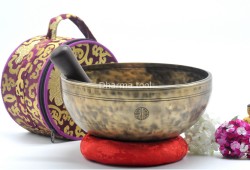 11 Inches Diameter Jhumka Full Moon Singing Bowl – Thick-Walled for Deep Healing Vibration
