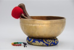 9-Inch Jhumka Sound Bowl – Deep Tone Thick-Wall Healing Bowl