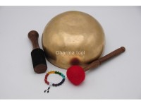 9-Inch Jhumka Sound Bowl – Deep Tone Thick-Wall Healing Bowl