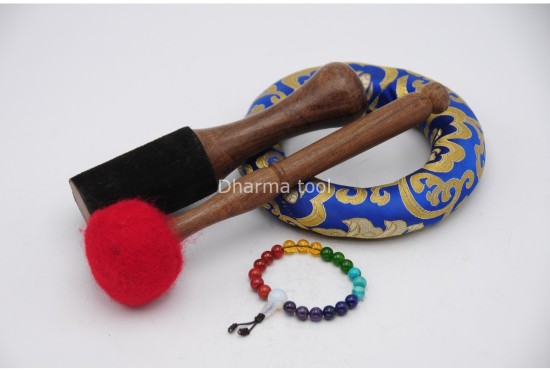 9-Inch Jhumka Sound Bowl – Deep Tone Thick-Wall Healing Bowl