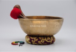 10-Inch Jhumka Healing Bowl – Thick-Wall Deep Resonance Sound Tool