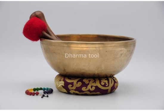 10-Inch Jhumka Healing Bowl – Thick-Wall Deep Resonance Sound Tool