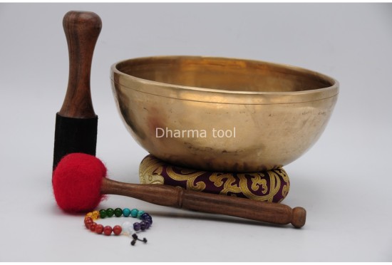 10-Inch Jhumka Healing Bowl – Thick-Wall Deep Resonance Sound Tool