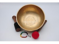 10-Inch Jhumka Healing Bowl – Thick-Wall Deep Resonance Sound Tool