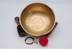 10-Inch Jhumka Healing Bowl – Thick-Wall Deep Resonance Sound Tool