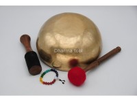 10-Inch Jhumka Healing Bowl – Thick-Wall Deep Resonance Sound Tool