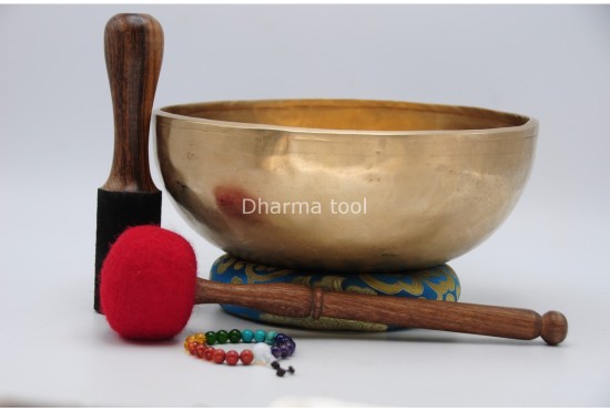 11-Inch Jhumka Resonance Bowl – Thick-Wall Deep Healing Singing Bowl