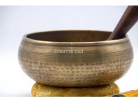 7.5 Inches Diameter Hand Beaten Singing Bowl – Large Himalayan Bowl