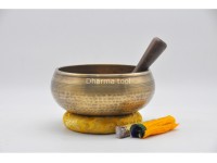 7.5 Inches Diameter Hand Beaten Singing Bowl – Large Himalayan Bowl