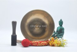 8-Inch Diameter Lingam Singing Bowl – Grounding Meditation & Deep-Focus Bowl