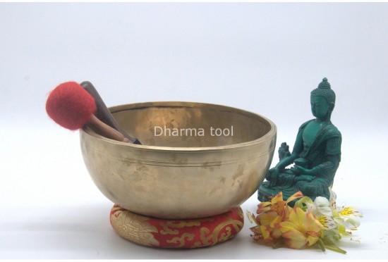 8-Inch Diameter Lingam Singing Bowl – Grounding Meditation & Deep-Focus Bowl