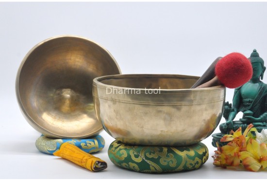 10-Inch Diameter Lingam Singing Bowl – Rare Deep-Tone Meditation Bowl